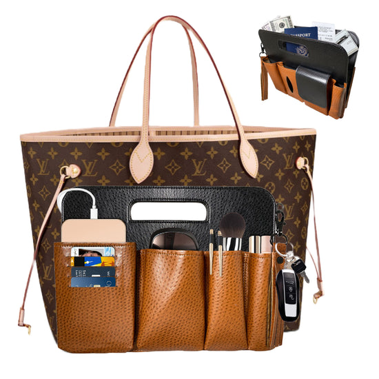 Periea 'Aya' Felt Handbag Organiser Inserts – 2 Sizes - 3 Colours - Periea  Organisers